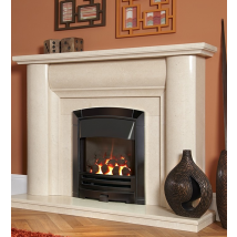 Flavel Decadence Black Nickel High Efficiency Gas Fire