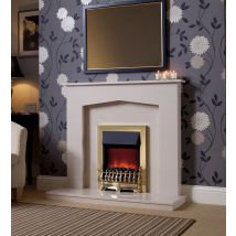 Fireside Melrose Micro Marble Fireplace