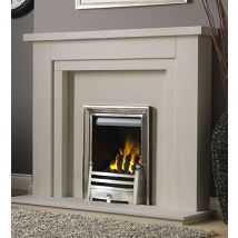 PureGlow Hanley Limestone Fireplace