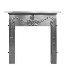 Carron Art Nouveau Polished Cast Iron Surround