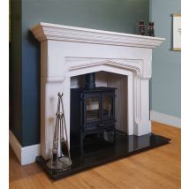 Axon Shelburne Limestone Fireplace