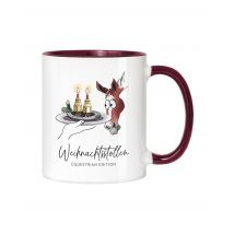 Keramiktasse Weihnachten
