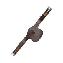 Ledersattelgurt mit Bauchlatz