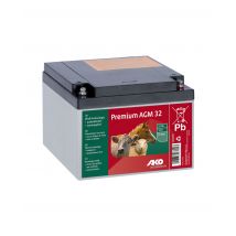 Weidezaunbatterie Premium AGM Akku 32