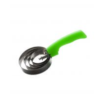 Metallstriegel mit Leucht-Pail