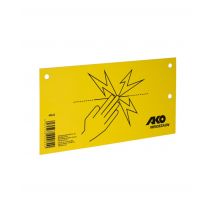 Warnschild Elektrozaun 20x10 cm