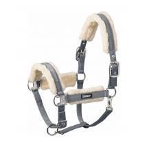 Fellhalfter Fauxfur Double Pin