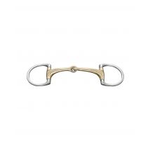 Olivenkopfgebiss Dynamic RS mit D-förmigem Ring 16 mm einfach gebrochen