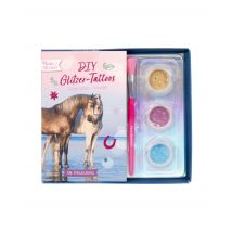 DIY Glitzer-Tattoos - Pferdefreunde