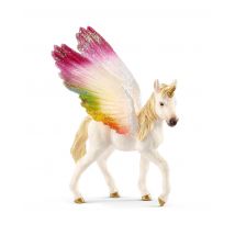 Tierfigur Geflügeltes Regenbogen-Einhorn Fohlen