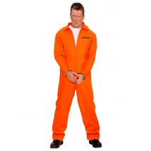 Orangefarbenes Häftlingskostüm für Herren
