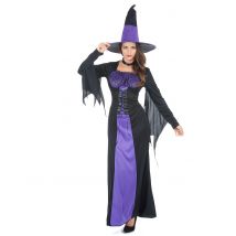 Halloween Hexenkostüm für Damen mit Mieder