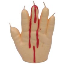 Kerze blutende Hand