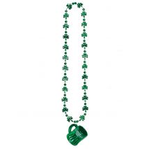 Kette mit Schnapsglas St. Patrick's Day grün