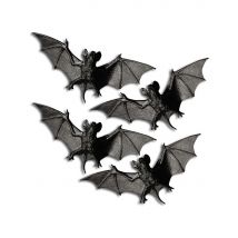 4 Fledermäuse Halloween 11 cm