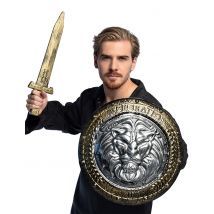 Gladiatorenschild und Kampfschwert