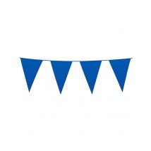 Blaue Wimpelgirlande 10 m