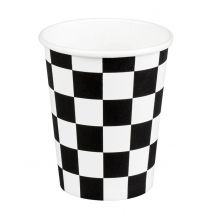 8 Pappbecher Racing 256 ml