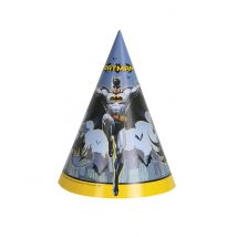 6 Batman Partyhüte