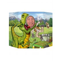 Dinosaurier Fotowand mit Guckloch 94 x 63,5 cm