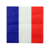 20 Papierservietten Frankreich 33 x 33 cm