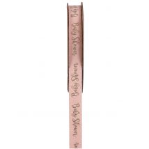 Baby-Dusche rosa Baumwollklebeband 3 m