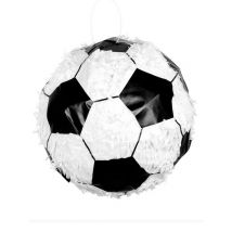 Fußball-Piñata schwarz-weiß