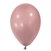 100 roségoldene Latexballons in Metallic-Optik 30 cm