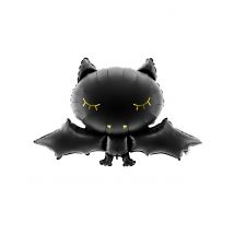 Folienballon schwarze Fledermaus 80 x 52 cm