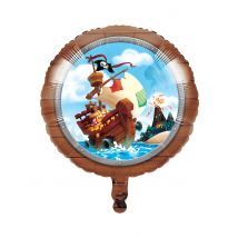 Piratenschatz-Aluminiumballon 46 cm