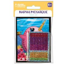 6 Narwal-Karten holografisch 10 x 16 cm