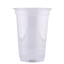 50 recycelbare RPET-Becher 400 ml