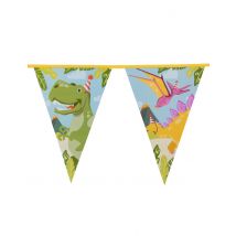 Wimpelgirlande Dino Party 6 m