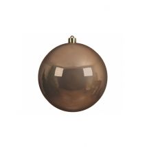 Riesige Bernstein-Weihnachtskugel 20 cm