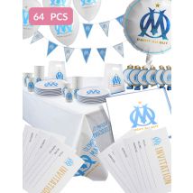 Olympique de Marseille Dekoset Fußball Geburtstag