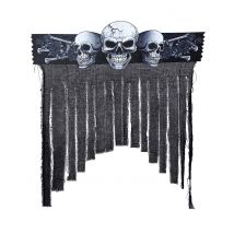 Totenkopf Türvorhang 90 x 30 cm