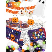 Buntes Kinder Dekoset Halloween