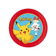 8 Pappteller Pokémon Next Generation 23 cm