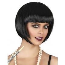 Bob-Perücke für Damen Halloween-Accessoire schwarz - Thema: Gothic - Schwarz - Größe Einheitsgröße