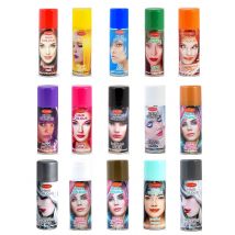 Leuchtcolor Haarspray 125ml - Thema: Theaterschminke - Braun