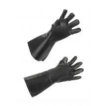 Henker-Handschuhe Halloween-Handschuhe schwarz - Schwarz - Größe Einheitsgröße