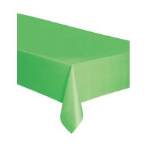 Eckige Tischdecke Einweg-Tischdecke grün 137x274cm - Grün - Größe Einheitsgröße