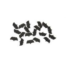 Fledermaus Konfetti Halloween-Deko schwarz 10g - Thema: Vampire und Fledermäuse - Schwarz - Größe Einheitsgröße