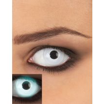 UV Kontaktlinsen weiss - Thema: Geister - Weiß - Größe Einheitsgröße
