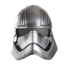 Star Wars Maske für Erwachsene Captain Phasma silber - Thema: Promis + Lizenzen - Silber/Grau - Größe Einheitsgröße