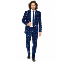 Star Wars Opposuits Herrenanzug Lizenzware blau - Thema: Promis + Lizenzen - Blau - Größe XL (58)