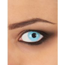 Kontaktlinsen hellblau - Thema: Vampire und Fledermäuse - Blau - Größe Einheitsgröße