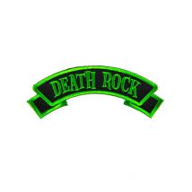 Kreepsville Gothic Patch Death Rock schwarz-grün - Thema: Gothic - Schwarz - Größe Einheitsgröße