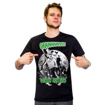 Vegan T-Shirt Vegan Zombies Grains - Thema: Zombies - Schwarz - Größe XL