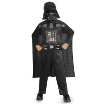 Darth Vader-Kinderkostüm Star Wars-Lizenzartikel schawrz - Thema: Star Wars - Schwarz - Größe 104/116 (5-6 Jahre)
